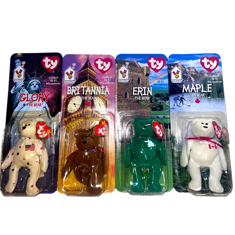 1999 Ty McDonalds International Beanie Babies